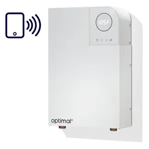 Opti18+ | Optimal Smart Electric Tankless Water Heater | Wi-Fi Enabled | 208/220/240-Volt 18 Kw 3.7 GPM