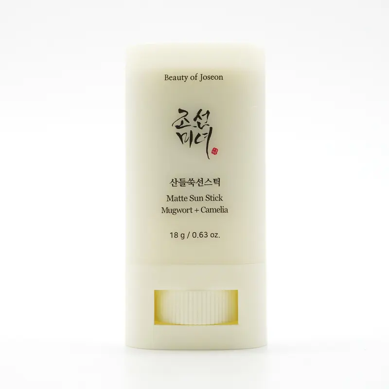 Beauty of Joseon Matte Solid UV Protector Solar Sun Stick with Mugwort Blend & Camelia, SPF50 PA++++, 18g Korean Facial Sunscreen for Sensitive Skin, Oil-Free, Hydrating, Nourishing, Soothing, Pore Control, Radiant Finish