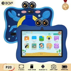 Kids Tablet PC 7 Inch, 4GB RAM 64GB ROM, Quad-Core 1.3ghz, Android 13 Mtk8321, IPS Screen, WiFi Parental Control, Educational Games