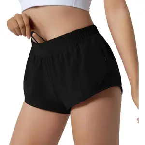 Running Shorts for Women,Quick Dry Athletic Sports Shorts Lightweight Active Workout Gym Shorts with Zip Pocket Water-Resistant Breathable Comfortable