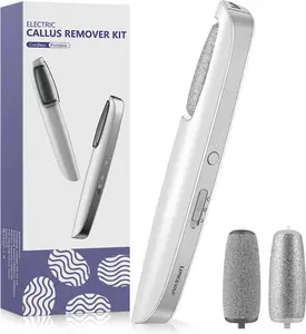 Electric Callus Remover for Feet, Professional Pedicure Kit Foot Scrubber for Dry, Dead, Cracked, Hard Skin, at Home Feet Spa Care Kit for Men & Women