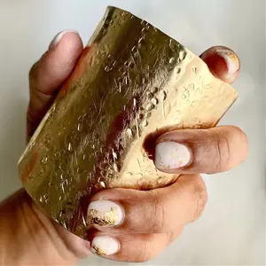 Handmade Brass Cuff Bracelet