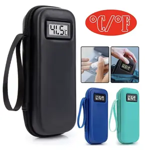 Insulin Cooler Travel Case with Temperature Display | Peptide & GLP-1 Medication Storage | TSA Approved Ice Packs Included