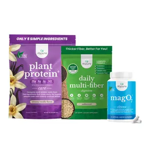 NBPure Gut Health Journey Bundle - MagO7, Daily Multi-Fiber Bag, & Plant Protein+ Gusset