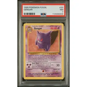 Gengar PSA 7 1999 Pokemon Fossil #20