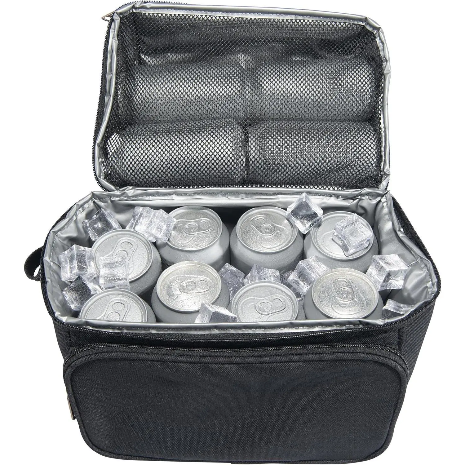 Camping cooler box, construction site lunch box, soft-shell lunch bag, suitable for construction sites, work, and daily use