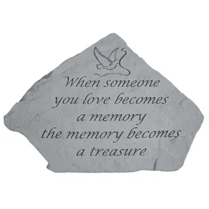 Dove "When Someone You Love..." Hanging Decorative Wall Sign with Ribbon, 11x8 in Weatherproof Hand-Crafted Home Decor Product with Berry & Stone Accents, Home Decor Products