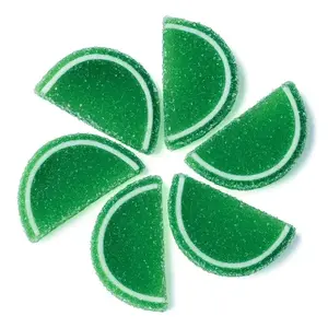 NY Spice Shop Lime Jelly Slices Candy – Chewy, Fruity Sugar-Coated Jellies Perfect for Party Favors, Snacking, Holiday Gifts, and Summer Treats Sweet