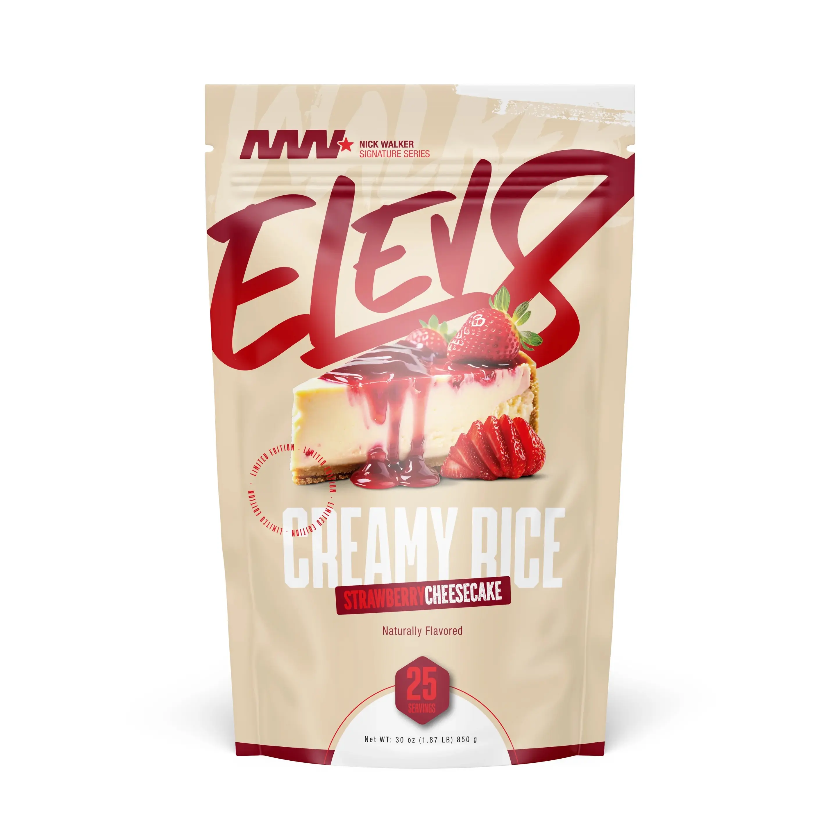 Elev8 Foods Creamy Rice Meal - 25 Servings, High-Carb, Rapid Absorption