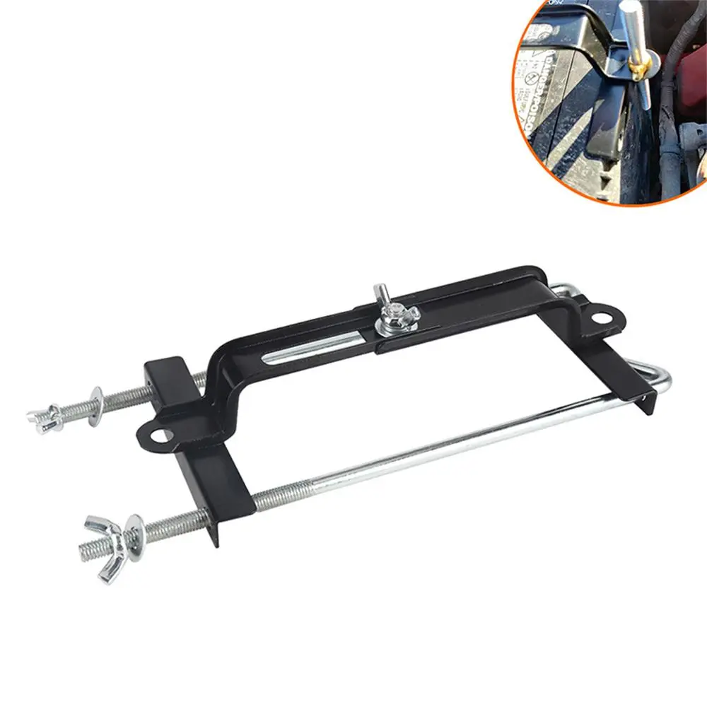 Car Battery Fixing Bracket, Durable Battery Storage Stable Tray Bracket, Suitable for Car Battery Fixing Tray Bracket, Vehicle Automotive Holder
