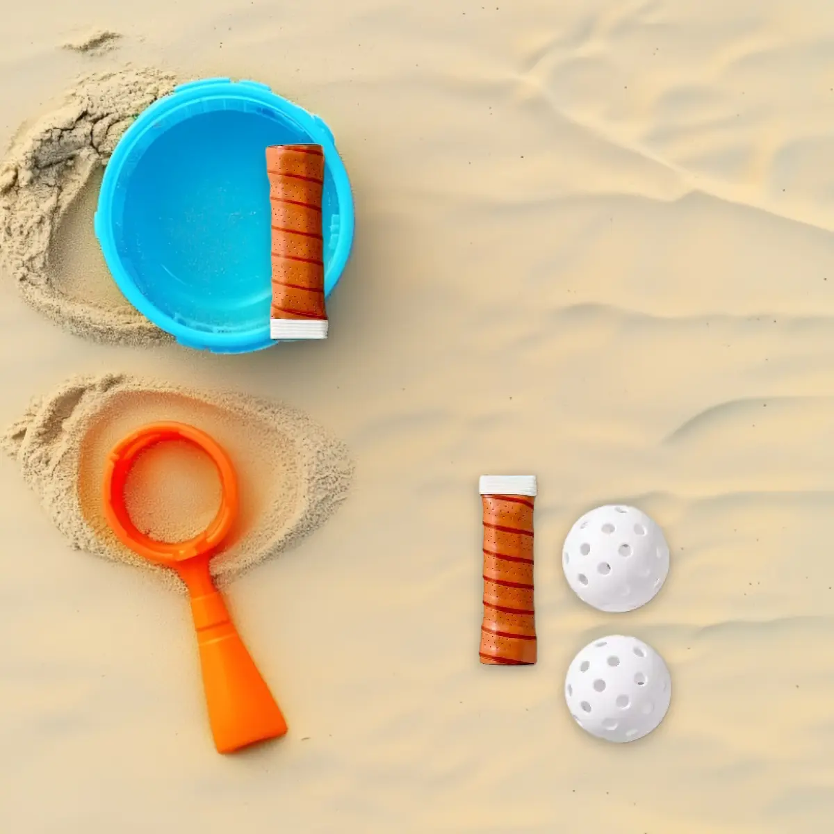Hearth & Hand Pickleball Set,2 Player,Paddles Balls,Trending Outdoor Toy,TikTok Hot Sale,Backyard Game for All Ages,Summer Fun Sports Set