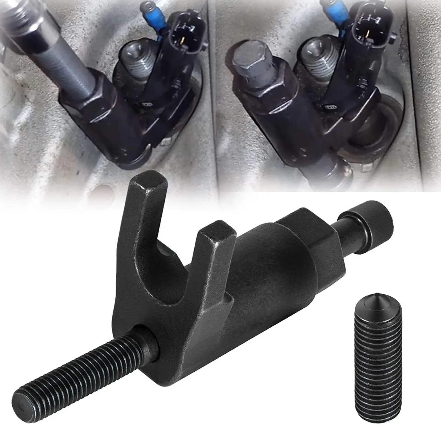 Steel Damage-Free 3418 Fuel Injector Dismount Puller Tool Kit - Direct Replace Injector Removal Tool for 2011-2018 Ford 6.7L Powerstroke