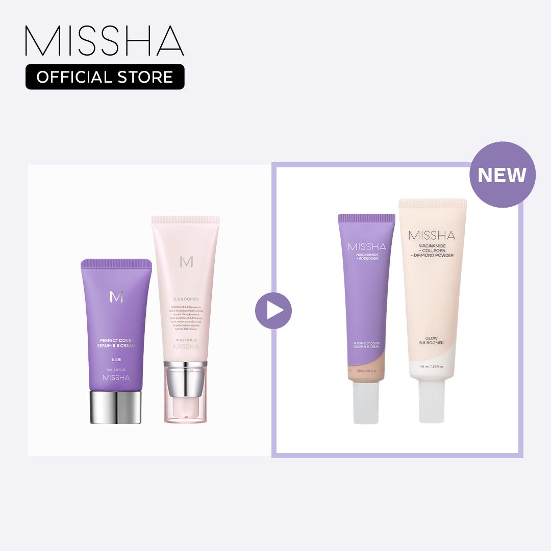 [MISSHA Official] Serum BB + BB Boomer Primer Duo