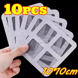 10/20/30Pcs Disposable Shower Drain Hair Catcher Mesh Stickers, Floor Drain Hair Filter, Disposable Hair Catchers for Shower NONE