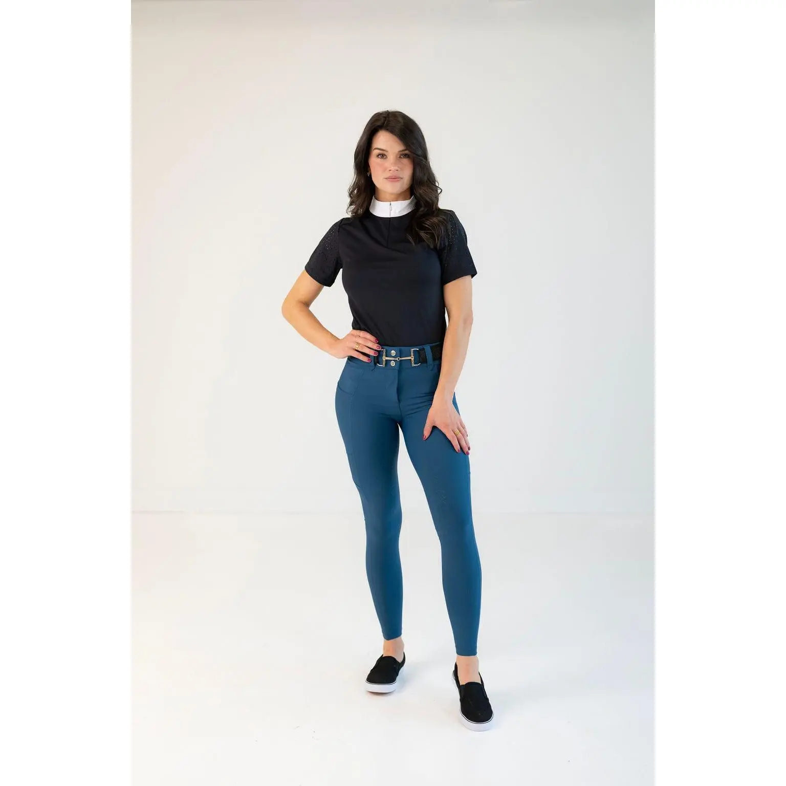 Lux Zip Breeches | Ocean