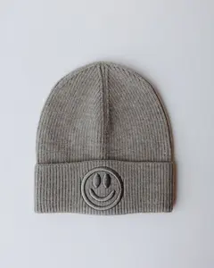 jolly embroidered ribbed beanie