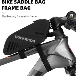 ROCKBROS Bike Bag Waterproof 0.6L Seat Frame Top Tube Frame Bag