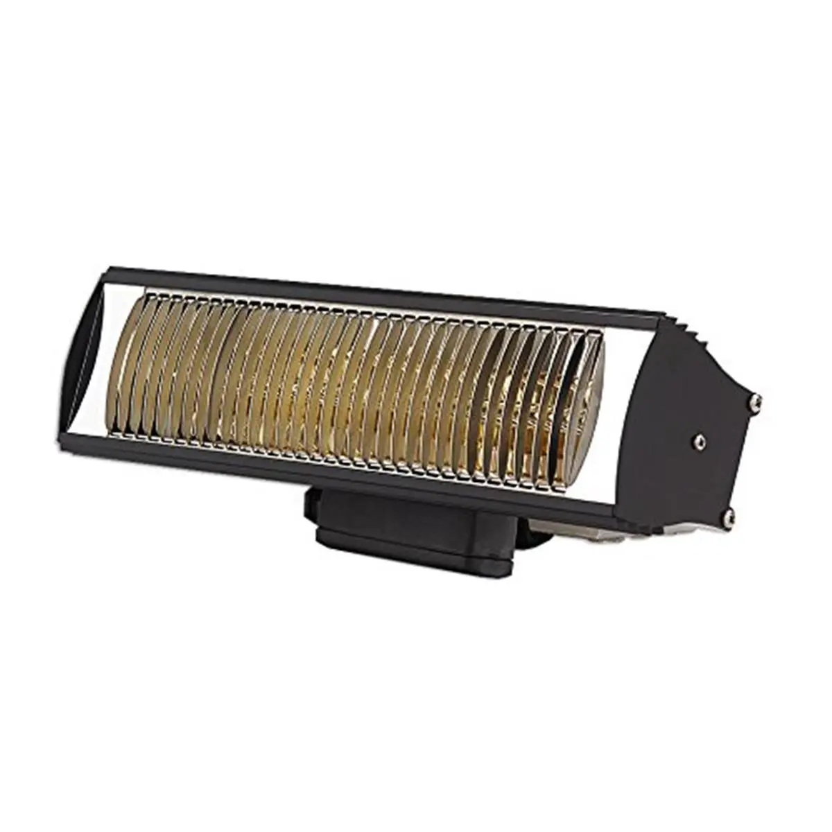 212 MAIN Wall-Mount Outdoor Weatherproof Aluminum Electric Heater, 1500W 120V, Bluetooth & Remote Control, Glow LED Lights, Timer, Included Mounting Brackets