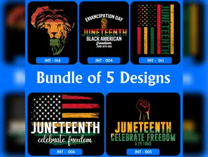 Juneteenth Bundle A (25 Screen Print Transfers) - BUN - JNT - 001