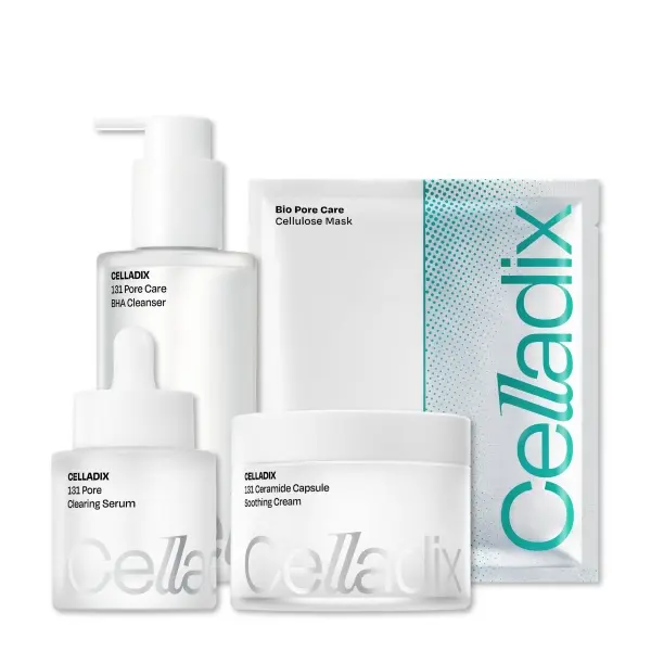 [Celladix Official] [TikTok Shop Edition] 7-Day Acne Care Routine | Oil-Absorbing Mask + 131 cleanser + 131 Serum + Cream