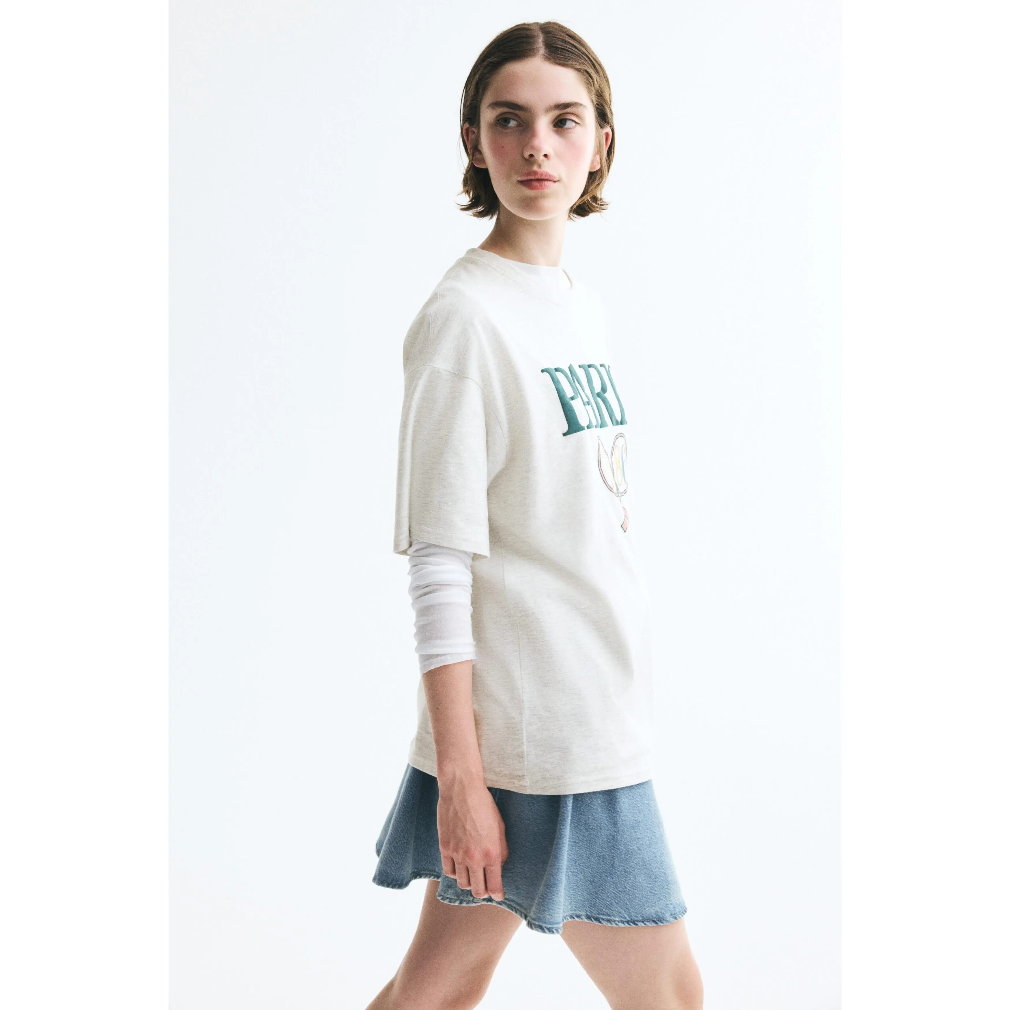 H&M Oversized printed T-shirt