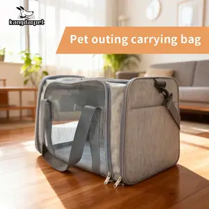 Essential Pet Carrier Bag, Animal Carrier, Two Sizes Available, Suitable for All Cat & Small Dog Types, Perfect for Walks & Travel