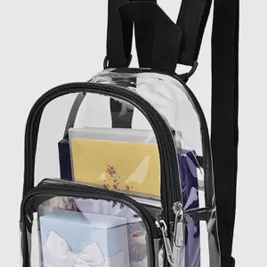 Petite Transparent Clear Durable PVC Backpack