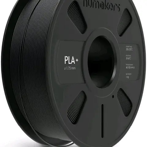 Numakers PLA+ 3D Printing Filament - 1.75mm Diameter, 1kg Spool, Polylactic Acid (PLA) Polymer, Smooth and Reliable Print, 30-60°C Compatibility, Office Equipment Accessory for Office Users, Versatility and Convenience