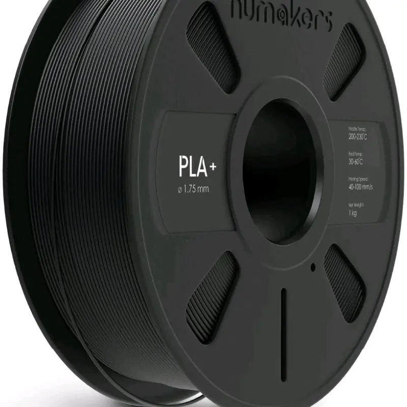 Numakers PLA+ 3D Printing Filament - 1.75mm Diameter, 1kg Spool, Polylactic Acid (PLA) Polymer, Smooth and Reliable Print, 30-60°C Compatibility, Office Equipment Accessory for Office Users, Versatility and Convenience
