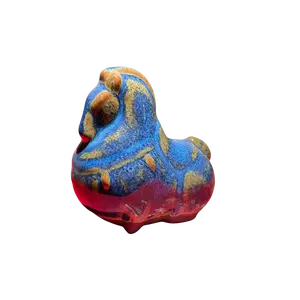 Ceramic Tang Horse Tea Pet - Cute Glazed Horse Figurine for Tea Lovers