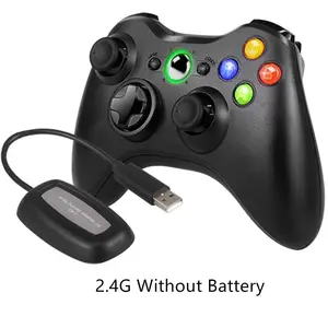 Xbox 360 Controller Wireless for Xbox 360/Xbox 360 Slim, 2.4G Wireless Controller for Xbox 360 PC Windows 7/8/10/11,Black