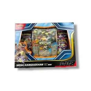 Pokémon Mega Kangaskhan EX Box - Playable Foil Promo Card with Oversize Lenticular Version & Four Booster Packs