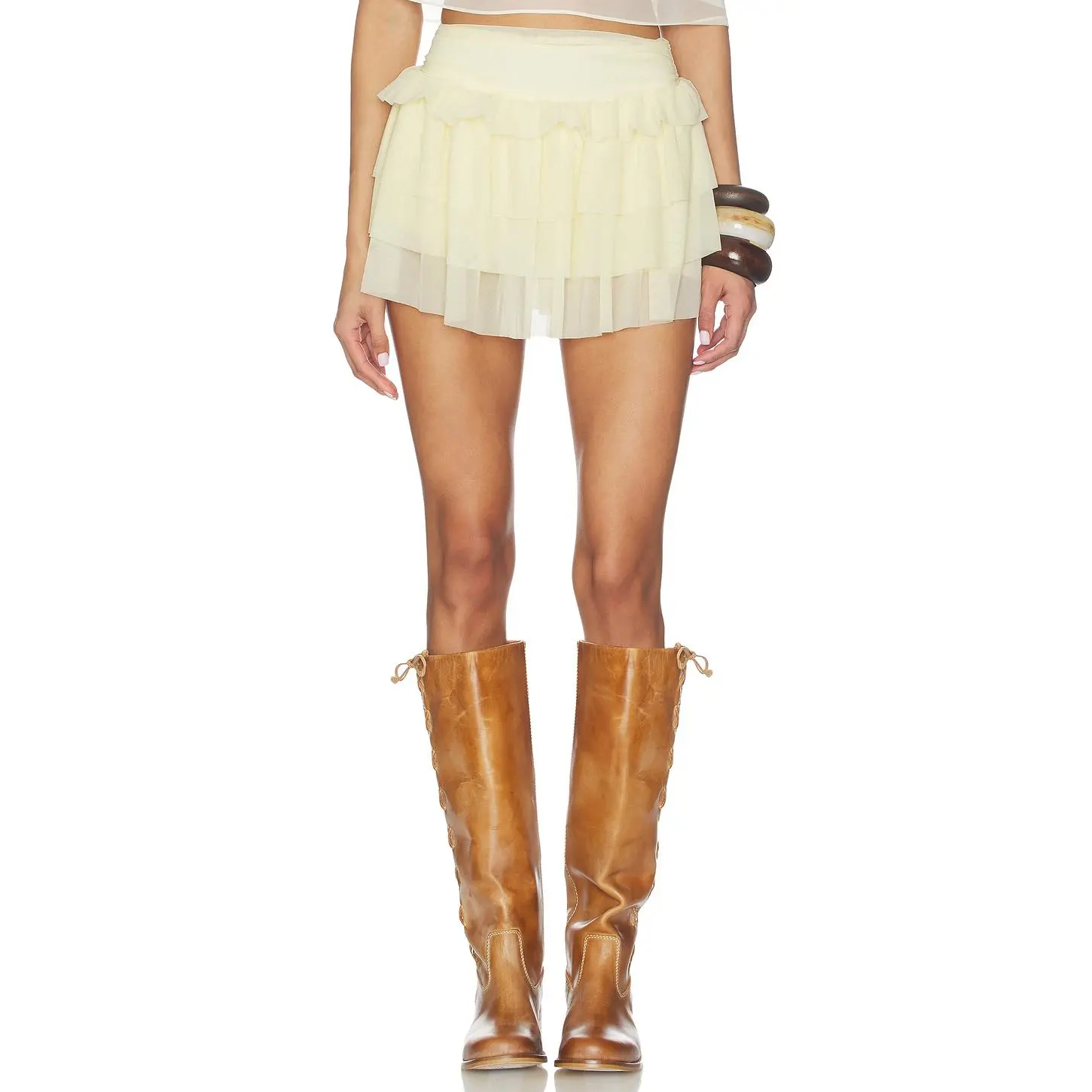 MAJORELLE Luna Skort in Butter Yellow