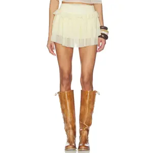 MAJORELLE Luna Skort in Butter Yellow