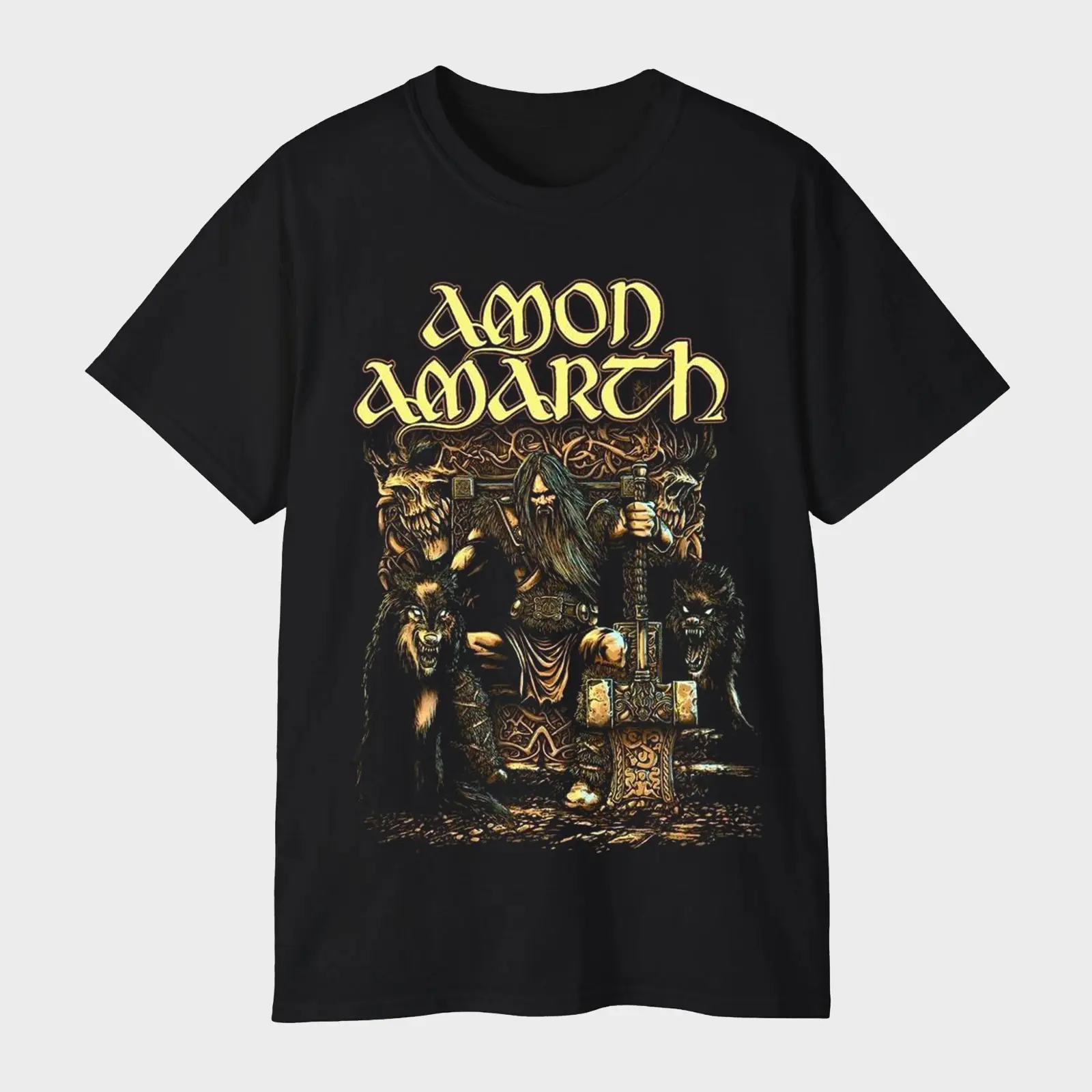 Amon Amarth Thor Oden's Son T-Shirt – Norse Warrior Vintage Tee Streetwear Style