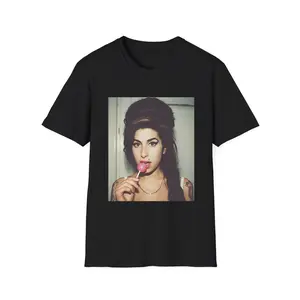 Retro Amy Winehouse Lollipop Tee, Vintage Music Icon Shirt, Retro Music Sweatshirt & Hoodie
