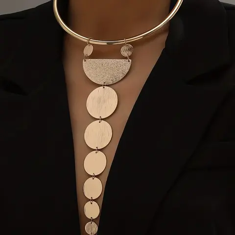 Geometric Design Pendant Necklace, Fashion Jewelry for Party, Daily Clothing Decor, Trendy All-match & Exquisite Jewelry for Birthday Gift, Fashion Accessory Necklace