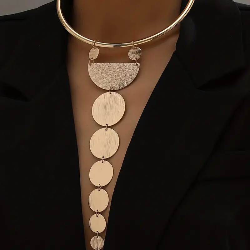 Geometric Design Pendant Necklace, Fashion Jewelry for Party, Daily Clothing Decor, Trendy All-match & Exquisite Jewelry for Birthday Gift, Fashion Accessory Necklace