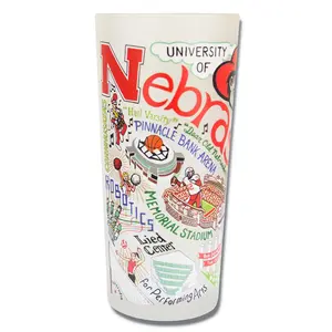 University of Nebraska Collegiate Drinking Glass