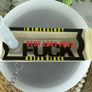 Novelty Tumbler Cup Shaker Topper