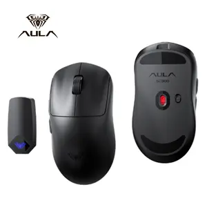 Aula SC800 Wireless Gaming Mouse, 250mAh Battery, 8k Polling Rate, PAW3395, Programmable Buttons, On-Board Memory, 37g Lightweight, Adjustable 26,000 DPI, PC/MAC/Linux