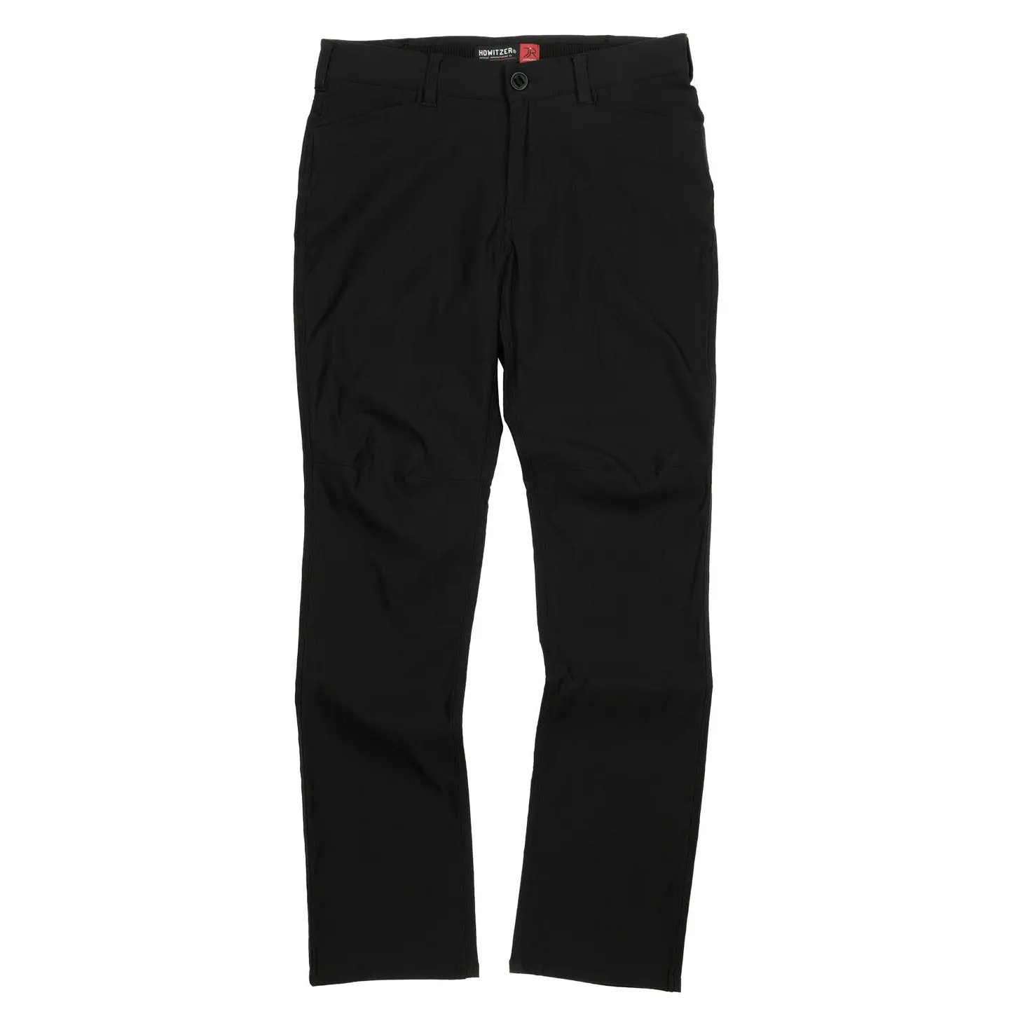 Howitzer Men's Racaza Elite Slim Straight Original Menswear Pants - Casual Nylon Elastane Trousers with Freedom Flex Elastic Mid Waistband, Zipper Pockets, Button, Laser Perforated, All Seasons, Machine Washable, Affordable Fashion