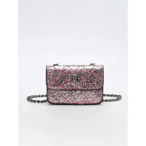 Mini Fashion Crossbody Chain Bag, Pure Color Trendy Shoulder Bag, High-End Casual Handbag, Stylish Daily Use Accessory