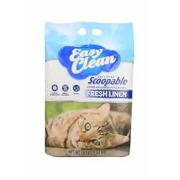 Pestell Pet Easy Clean Scoopable Cat Litter - Fresh Linen Scent, Home Odour Control, 20 lbs (SKU: 008013)
