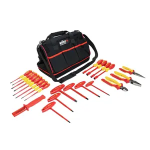 Wiha Tools 32973 Insulated Pliers & Screwdrivers Set, 22 Pc.