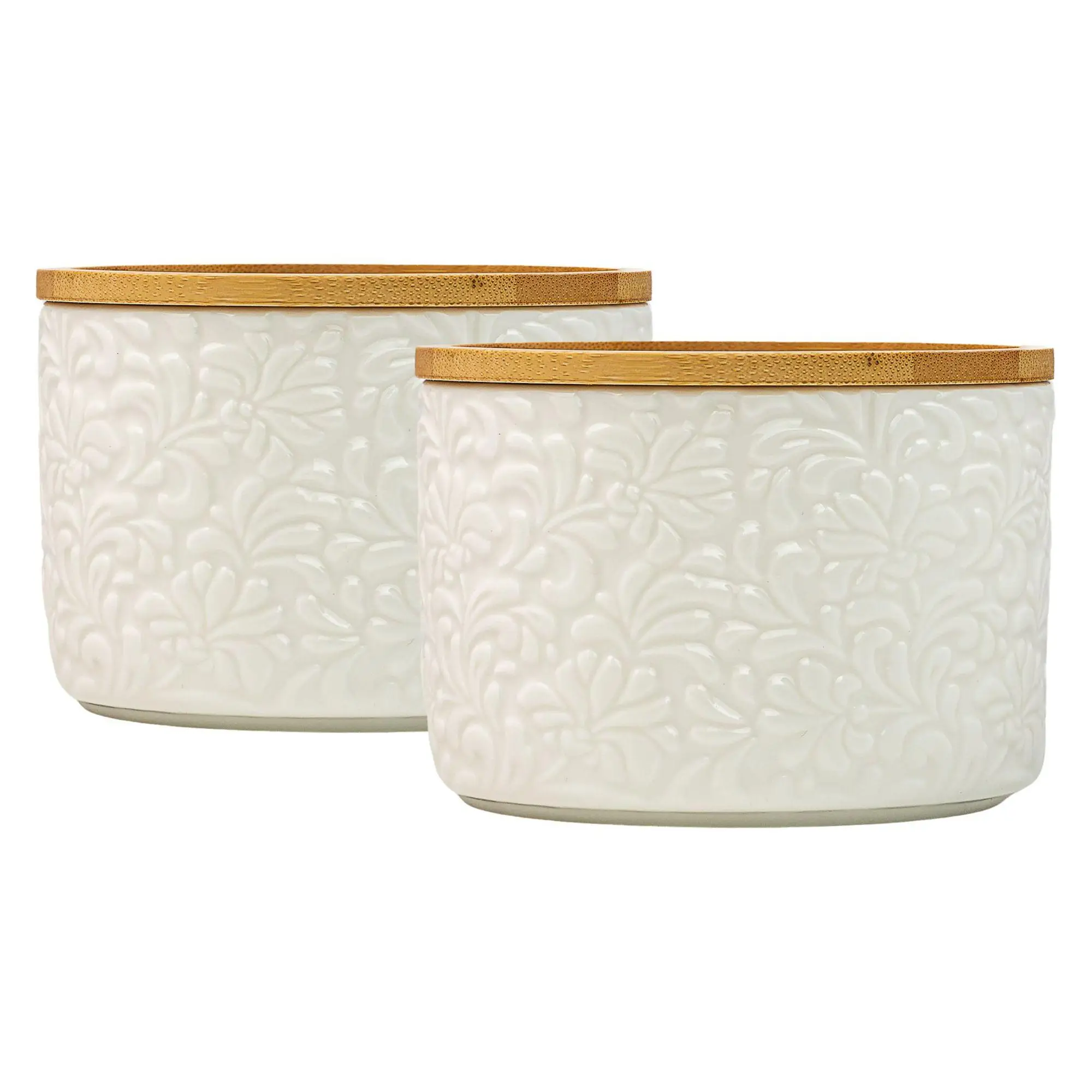 10 Strawberry Street Embossed Salt Cellar Sets