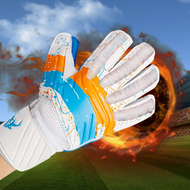 Soccer Goalie Goalkeeper Gloves – Pro-Level Super Superior Grip, Enhanced Finger Protection, Breathable & Durable Comfort for Training, Matches – Youth, Kids, Adult Sizes 6-10