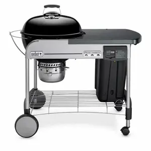 Weber Performer Deluxe Charcoal BBQ Grill, 22.5" in Black