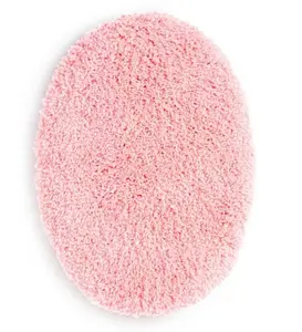 Basic Polyester 19in x 22in Toilet Lid Cover, Pink