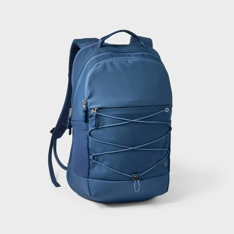 Multifunctional Waterproof Unisex Sporty Backpack, All In Motion Dusty Navy, Travel Backpack for Student School Use